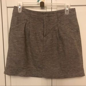 Ann Taylor Tweed Gray Skirt